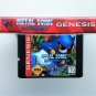 Metal Sonic Hyper Drive Game / Case Sega Genesis Fan Made Mod (USA Seller)