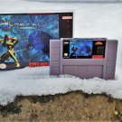 Super Metroid Ice Metal Game / Case - Fan Made SNES Super Nintendo (USA Seller)