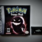 Pokemon Creepy Black Game Boy Advance GBA Game / Case - Scary Fan Mod (USA)