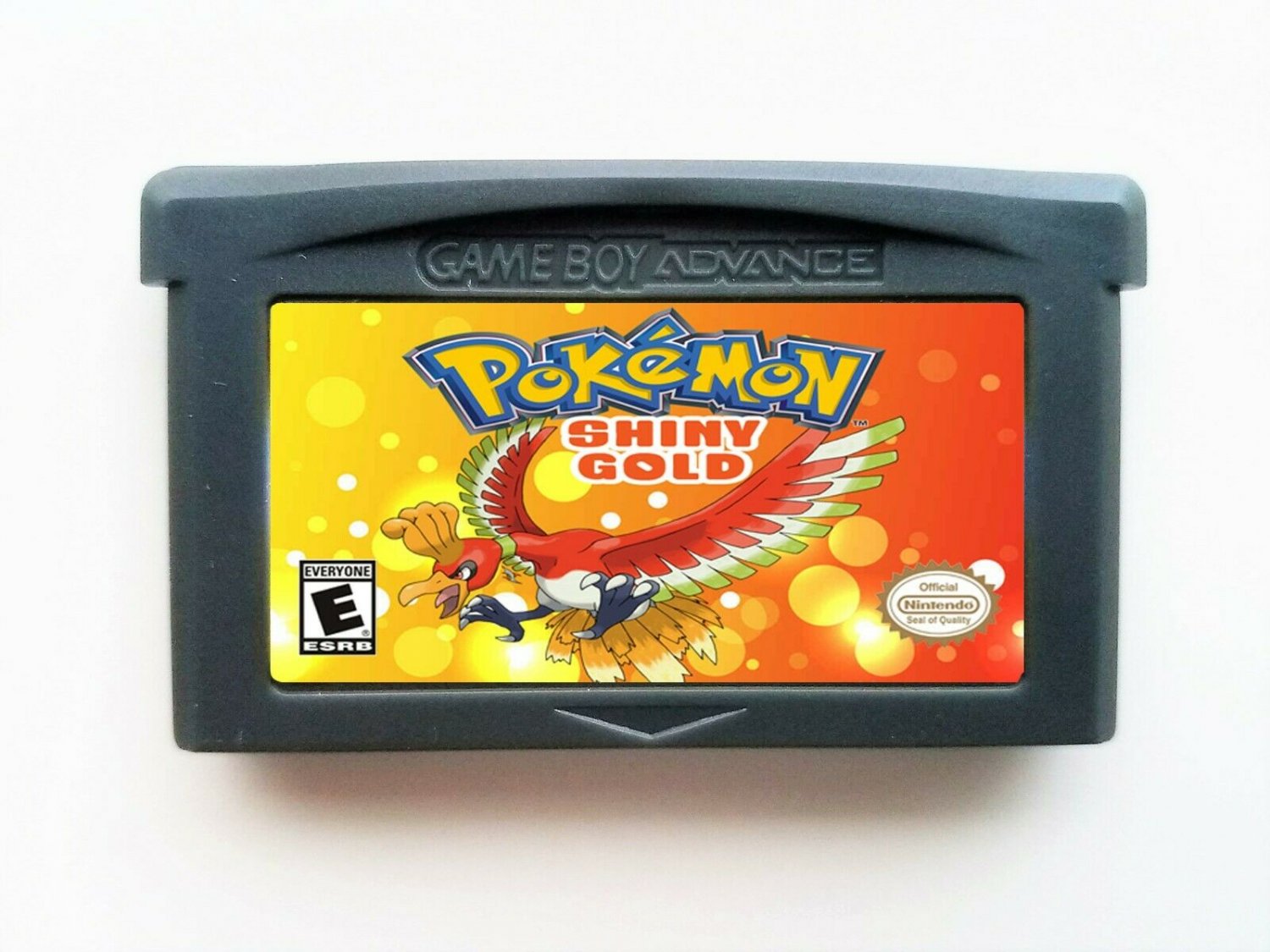 Pokemon Shiny Gold (Version 5b) GBA Game Boy Advance Remastered Fan
