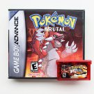 Pokemon Brutal Version Ruby Mod Game / Case Nintendo Game Boy (GBA) - Fan Made (USA)
