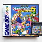 Mega Man World 5 DX - Full Color Update Gameboy Color (GBC) Custom Case / Game Megaman