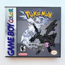 Pokemon Black & White 3 Genesis Game / Case - Gameboy Color (GBC)