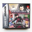 Pokemon Fire Red Team Rocket Edition Game / Case - GBA Gameboy Advance (USA)