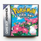 Pokemon Flora Sky Game / Case - Game Boy Advance GBA - Emerald Fan Mod (USA)