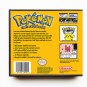 Pokemon Yellow Thunder Gameboy GB Cart / Case