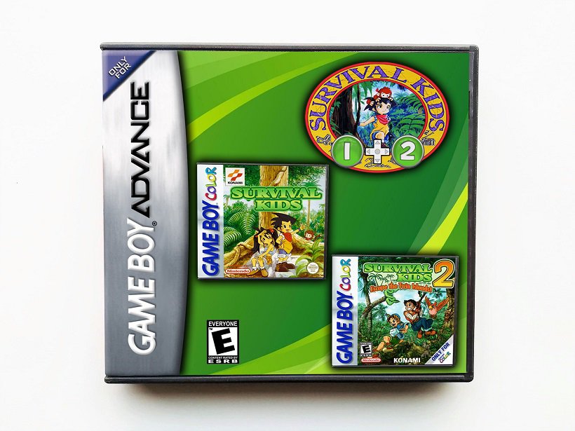 Survival Kids 1 and 2 English Translated - Gameboy Advance (GBA) - Combo Cart