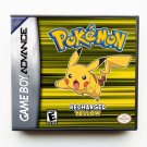 Pokemon Recharged Yellow GBA Game Boy Advance - Fan Made