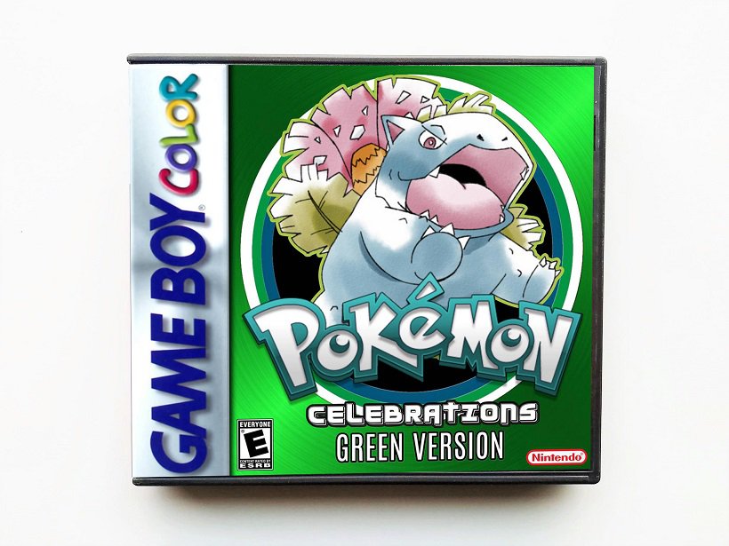 Pokemon Green Celebrations English Translated Game Gameboy Color (GBC / GBA)