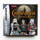 Castlevania Triple Pack Gameboy Advance GBA Aria of Sorrow Harmony Dissonance Circle of Moon