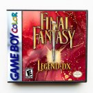 Final Fantasy Legend DX "Now In Color" (Gameboy Color GBC)