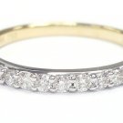 18K Yellow Gold 0.32cts. Diamond Wedding Band
