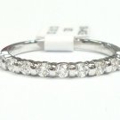 18K White Gold 0.31cts. Diamond Wedding Band