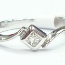 18K White Gold 0.05cts. Diamond Ring