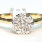 18K Yellow Gold 0.36cts. Diamond Ring