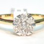 18K Yellow Gold 0.36cts. Diamond Ring