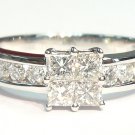 18K White Gold 0.75cts. Diamond Ring