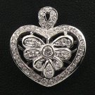 18K White Gold 0.33cts Diamond Pendant