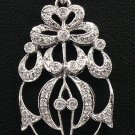 18K White Gold 0.38cts Diamond Pendant