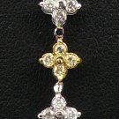 18K White & Yellow Gold 0.28cts. Diamond Pendant