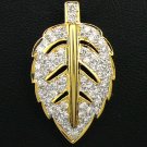 18K White & Yellow Gold 1.10cts Diamond Pendant