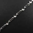 18K White Gold 0.10cts Diamond Bracelet