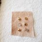Opal Heart Stud Set
