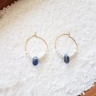 Santorini Hoops - White/Gold