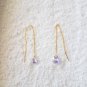 Iridescent Pear Drop Threaders
