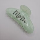 Mom flower green pearl hairclip