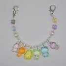 Pastel Rainbow Sanrio phone charm