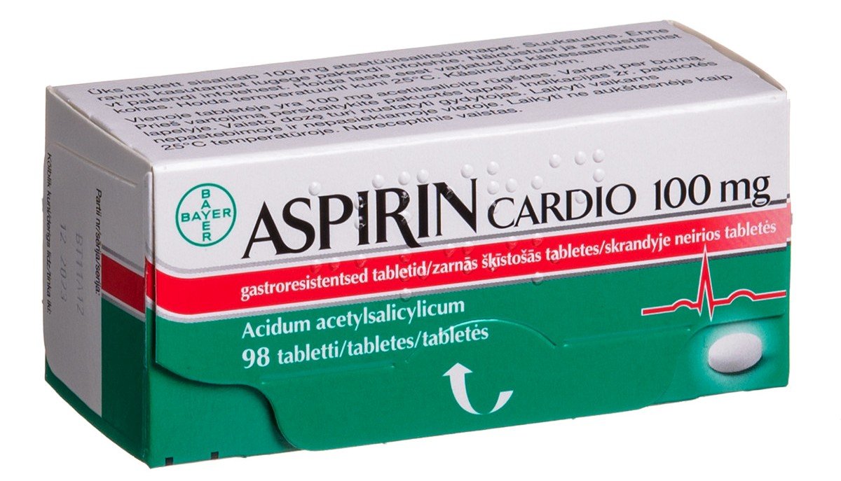 Aspirin Cardio 100mg N98 Gastro Resistant tablets
