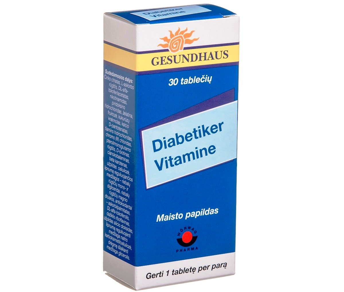 Diabetiker Vitamine N30 Tablets With Specific Vitamins And Trace ...