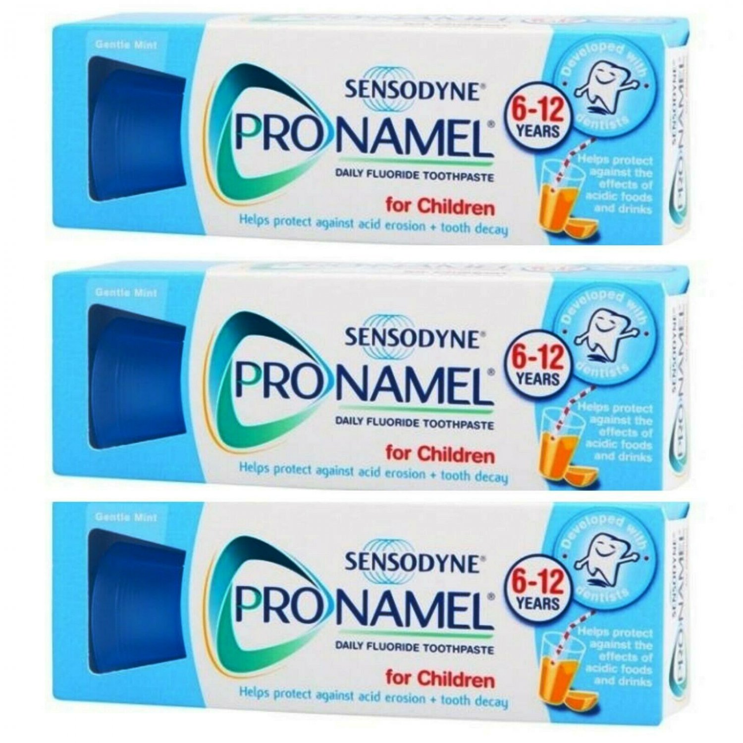 Toothpaste Sensodyne Pronamel for Kids Daily Fluoride, 6-12 Years 50ml