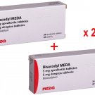 Bisacodyl MEDA 5 mg Constipation Relief 60 Tablets