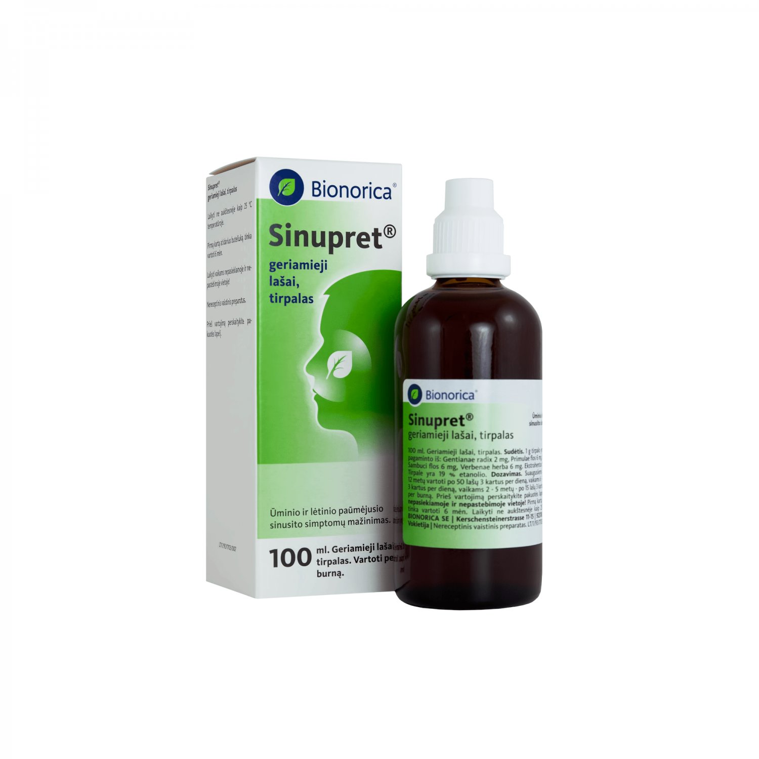 Sinupret Oral Drops 100ml – Support For Healthy Sinus And Respiratory Function