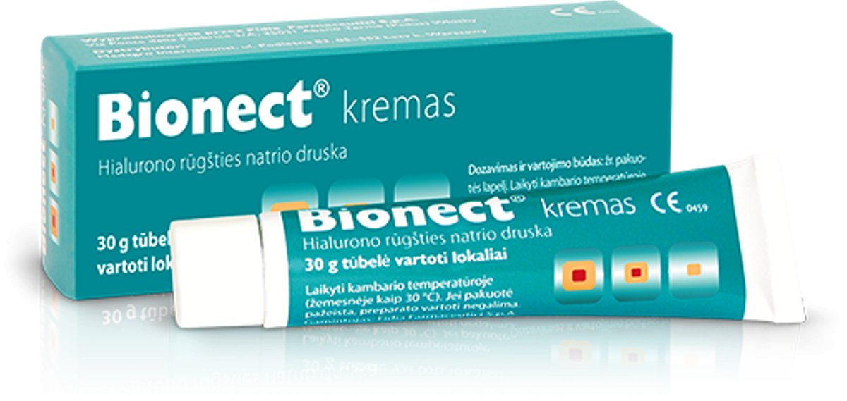 Bionect Cream 30g/1.05 oz with Hyaluronic Acid for Skin Regeneration