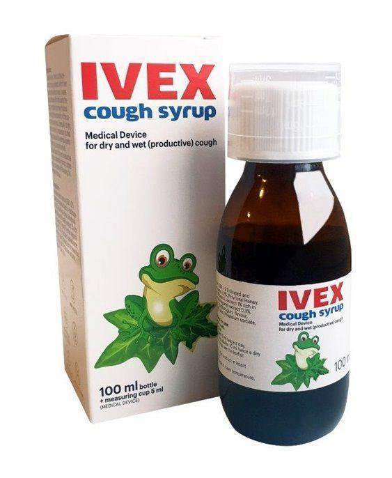 Ivex Cough Syrup 100 Ml For Dry And Wet Productive Cough