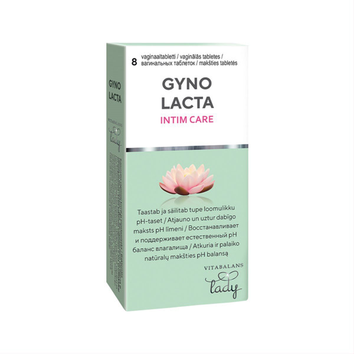 Gynolacta tablets N8. Lactic Acid against Bacterial Vaginosis
