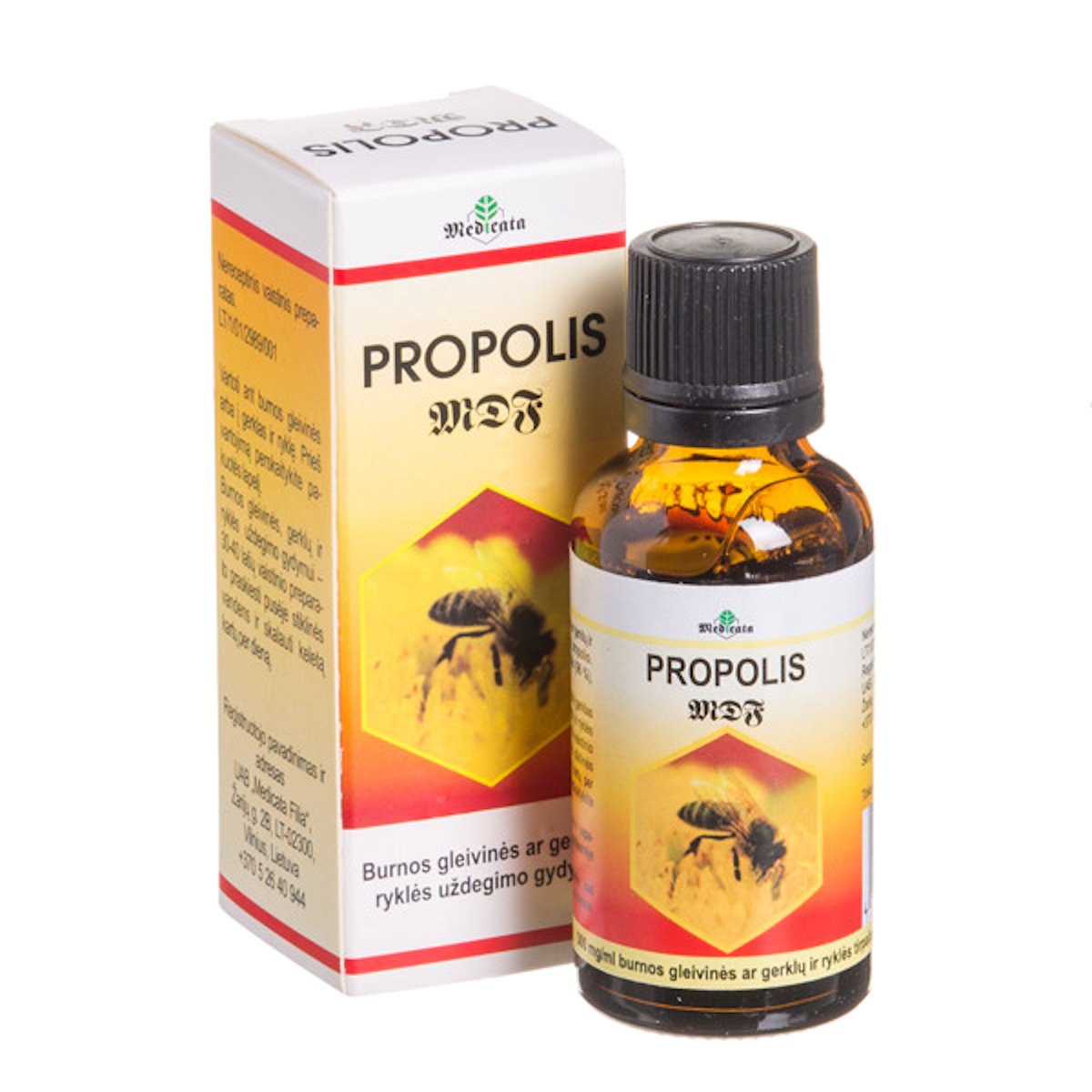 Propolis MDF 300 mg/ml solution, 30 ml.