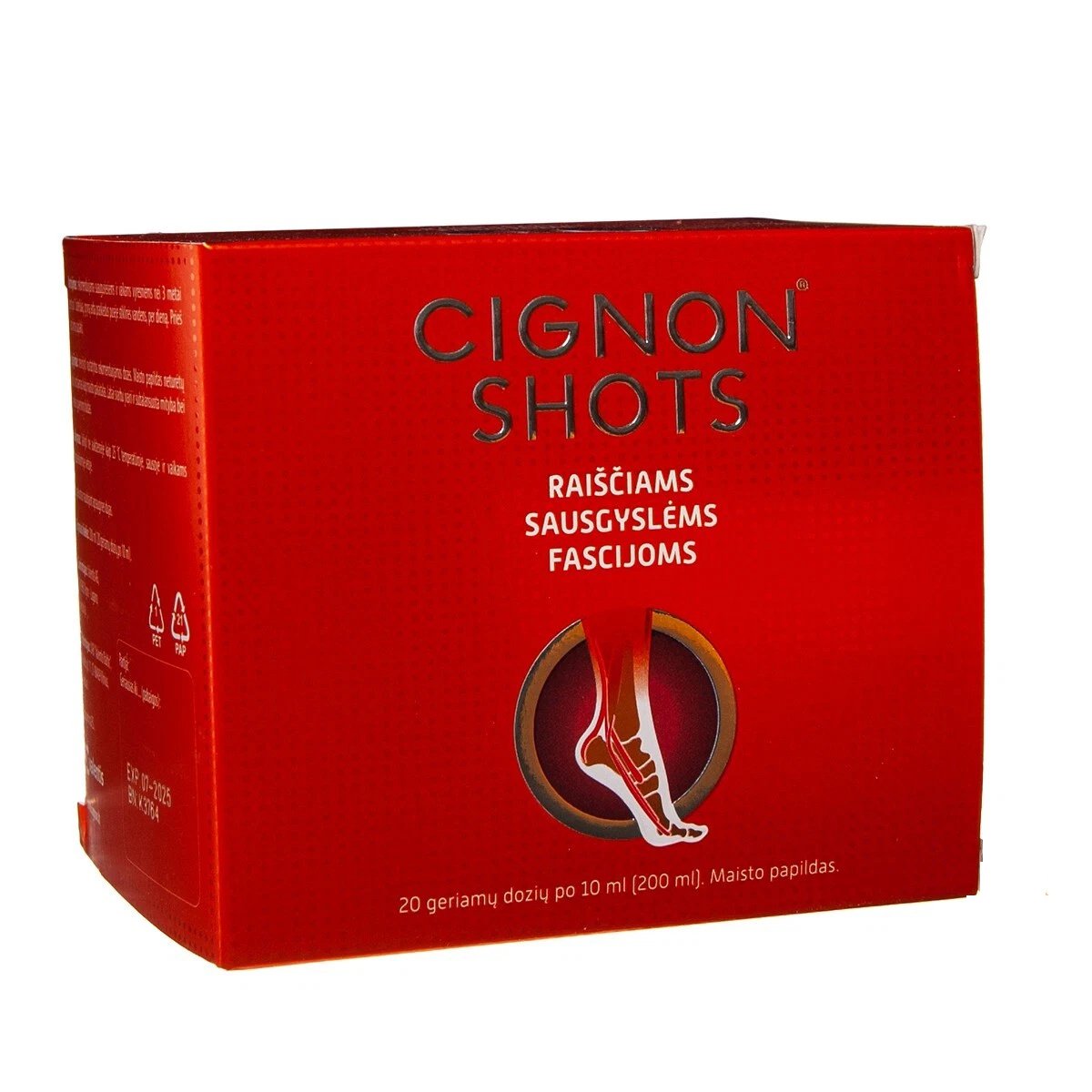 Cignon Shots – Power for Your Ligaments and Tendons, 20 x 10 ml