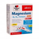 Doppelherz Magnesium 400 Direct, 20 Sachets. Fast, Convenient Support for Muscles, Energy & Nerves Doppelherz Magnesium 400 Direct, 20 Sachets. Fast, Convenient Support for Muscles, Energy & Nerves