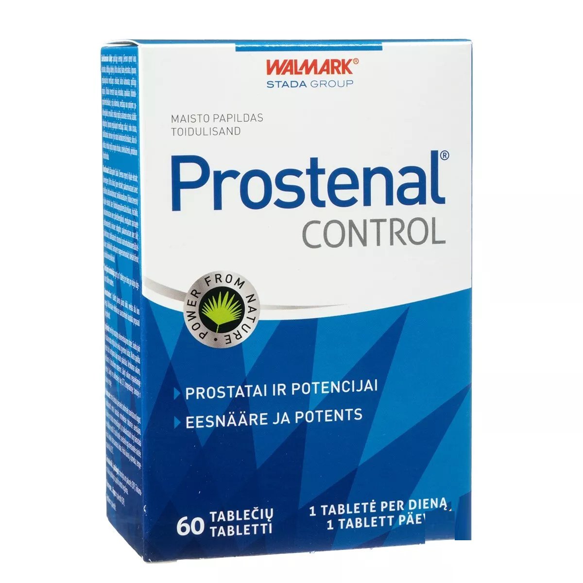 Prostenal Control 60 Tablets. Daily Support for Prostate Health, Urinary Comfort & Male Vitality