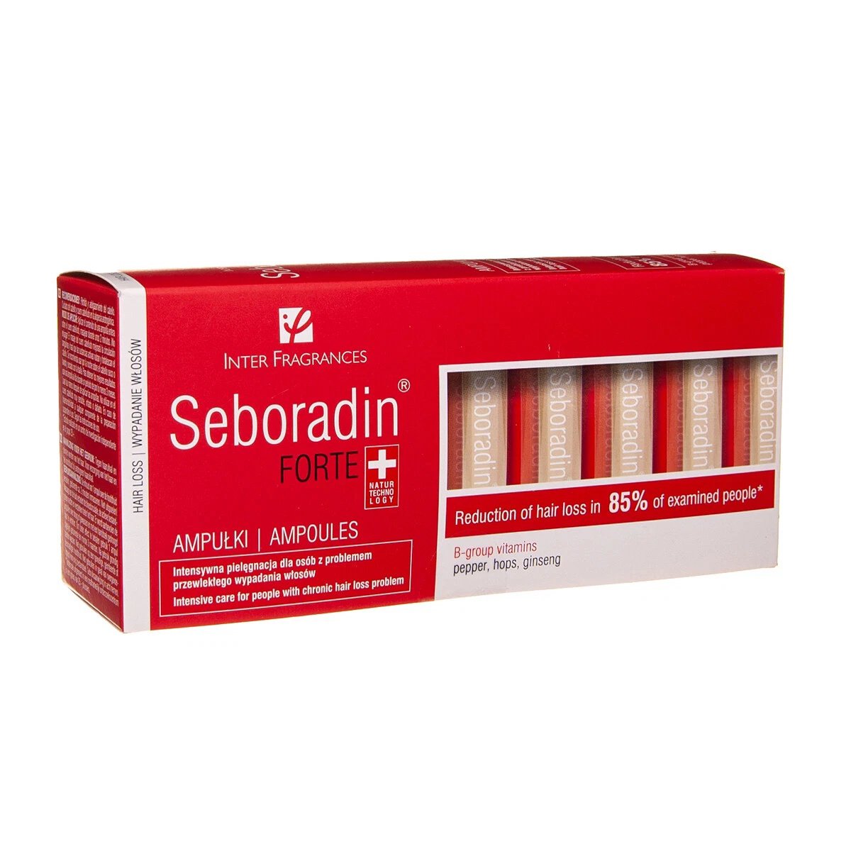 Seboradin FORTE Anti Hair Loss Ampules 14 x5.5ml &acirc;�� Intensive Treatment for Chronic Hair Loss