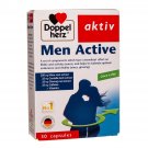 DoppelHerz Aktiv - Men Active Supplements, Energy, Vitality & Male Performance Support (30 capsules)