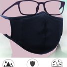 Cloth Face Mask with 2 PM 2.5 Filters (Black)