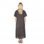 Women's Dark Brown Midi Dress