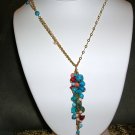 Gold drop necklace