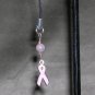 Breast cancer awareness charm