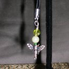Bee cell phone charm